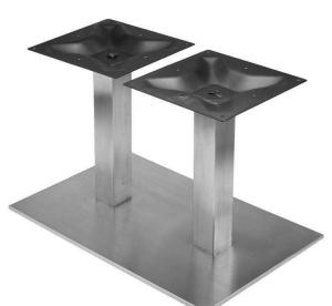 China Customized Metal Table Legs designed with Nonstandard Triangle Bracket Structure factory