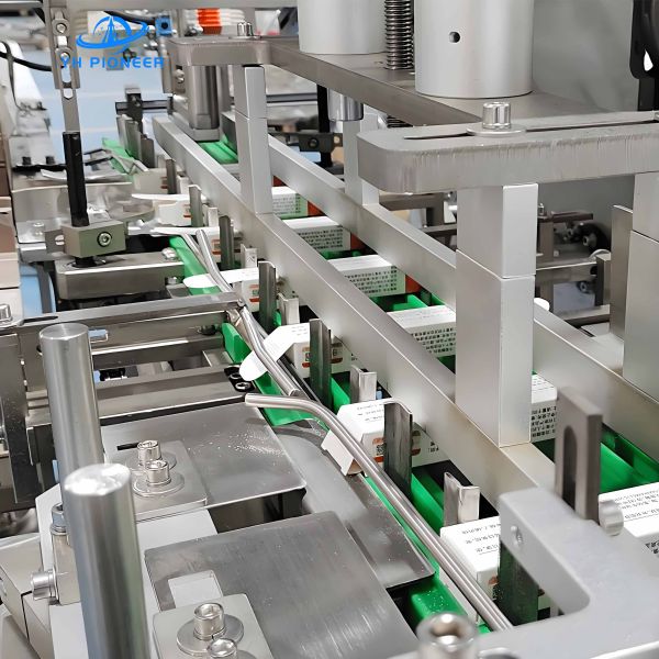 Stable and Reliable Box Filling Machine with Stainless Steel Construction for Durable Industrial Use