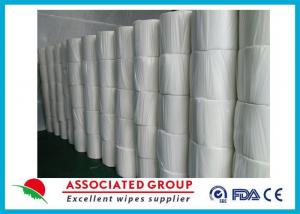 China Disposable Eco Friendly Spunlace Nonwoven Fabric Viscose And Polyester on sale