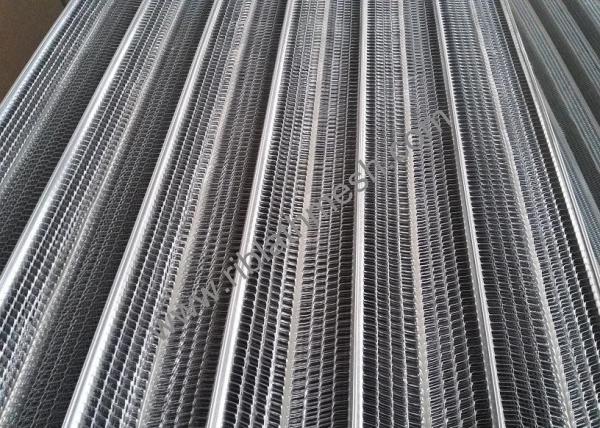 60cm Width Expanded Metal Lath , High Tensile Metal Mesh Lath With V Ribs