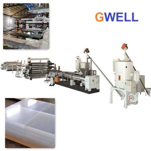 China HIPS Thick Sheet Making Machine HIPS Board Extrusion Line For Use Refrigerator Quality After-sales Service factory