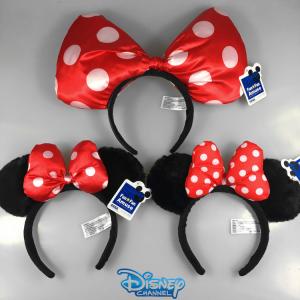 China Fashion Disney Plush Hairband Headband Hairpin Mickey Mouse Minnie Mouse For Girl factory