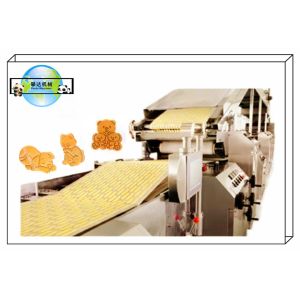 China 4 In 1 Biscuit Processing Line Full Automatic Biscuit Manufacturing Plant High Efficiency factory