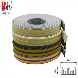 China OEM E Shape EPDM Rubber Seals Epdm Rubber Door Seal 9x4mm factory