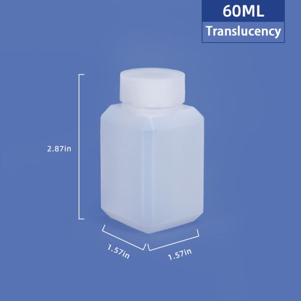 250ml HDPE Plastic Bottles for Chemical Detergent and Pesticide Seal The Square Bottle