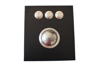 China IP67 Trackball Pointing Device Metal Mouse With 3 Buttons USB PS2 Y Cable Interface factory