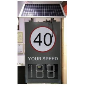 RF Solar Powered Radar Speed Limit Sign Highway City Road Vms Led Display