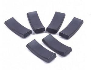 China ARC shape Powerful SGS Sintered Hard Ferrite Magnets on sale