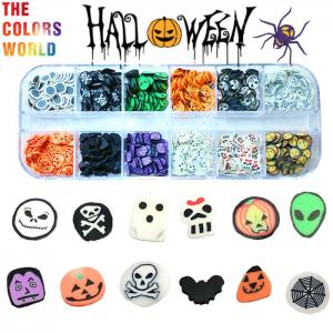 China Halloween Series Clay Beads Polymer Spacer Beads For Jewelry Making Accessories DIY Handmade factory