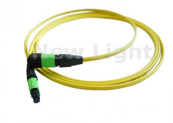 China Single Mode 12 Core MPO MTP Cable / MTP Trunk Cable With APC Polish CE Approved factory