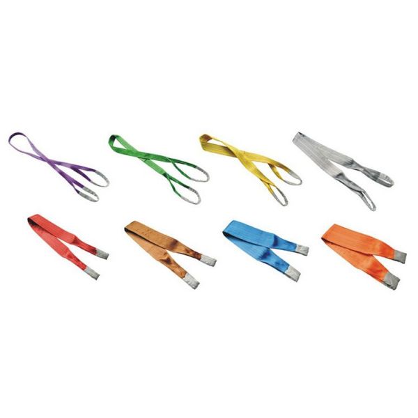 Polyester Flat Webbing Sling Web Sling Lifting Sling With 100mm Eye