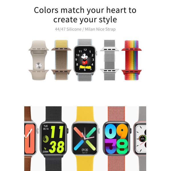 IWO K8 Blt Call Smartwatch 320*385 1.78 Inch IWO 12 Pro Max For IOS Android Phone Heart Rate Temperature Side Key Rotati