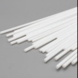 China Moulding PTFE Round Rod 300mm , White Graphite Filled PTFE Rod factory
