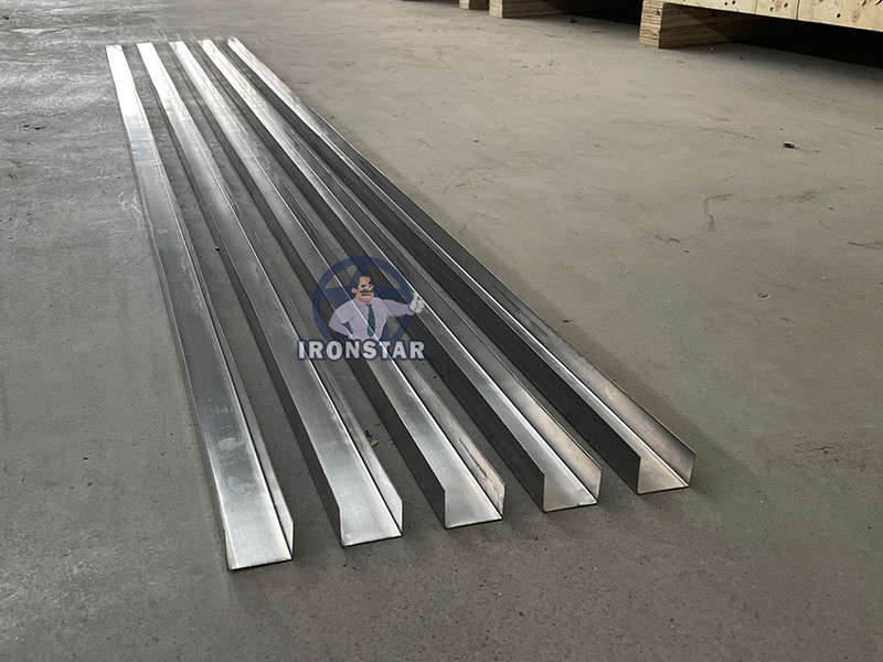 “Double U Channel Two In One Roll Forming Machine US Standard PLC Control High Speed U Shape Steel Keel Cold Roll Form Equipment For Construction”