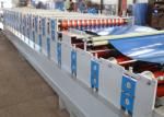 Aluminum Roof Sheet Double Layer Roll Forming Machine , IBR Step Tile Roll
