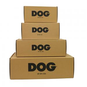 China Mailer Kraft Paper Packaging Box Corrugated Cardboard For Dog Toys factory
