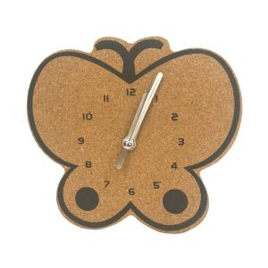 China Silent Butterfly Shaped Cork Clock Quartz Movement Battery Operated factory