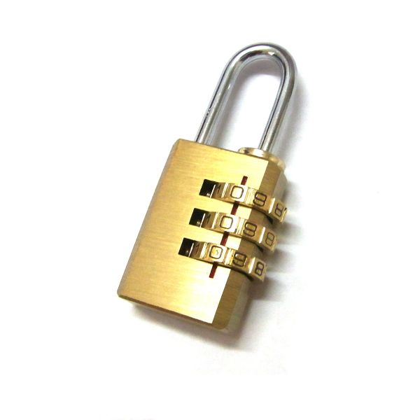 3 Digit brass Padlock Combination Pad Lock