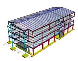 AISI Portal Frame Steel Structure For Industrial Application