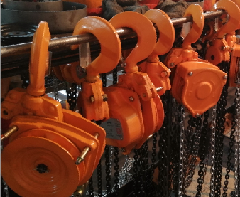 Fixed 30m Lifting Heavy Object Chain Pulley System