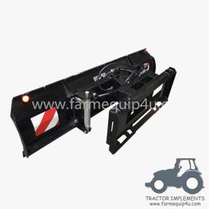 China Heavy Duty Snow Blade With Skid Steer Quick Hitch ; Snow Pusher factory