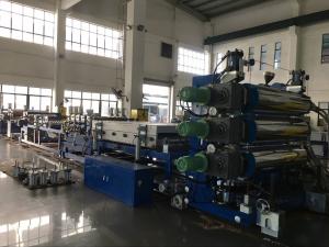 China Automatic PVC Roof Tile Extrusion Machine with Speed of 3-8m/min factory