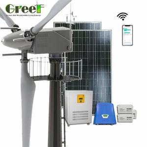 China High Efficiency Pitch Control Wind Turbine Off Grid Solar Hybrid System Kit 30KW factory