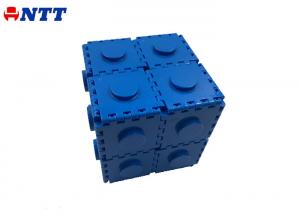 China 4 Multi Cavity Injection Moulding Acrylonitrile Butadiene Styrene Blue Dynamic Building Block on sale
