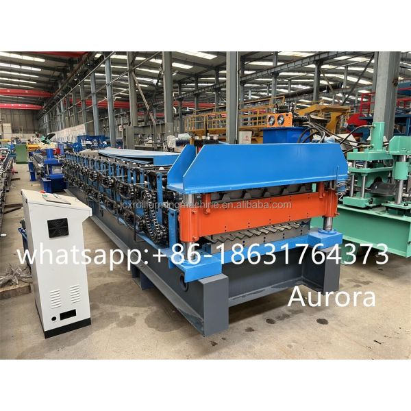 New Double Layer Trapezoidal And Corrugated Profile Steel Roofing Sheet Roll Forming Machine Roof Tile Making Machine