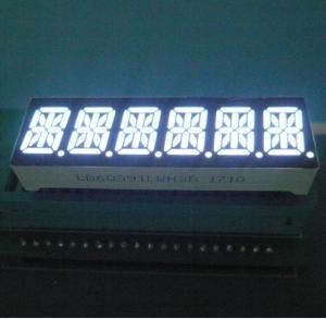 China Six Digit 14 Segment LED Display 80-100mcd/ Dice Luminous Intensity Easy Mounting on sale