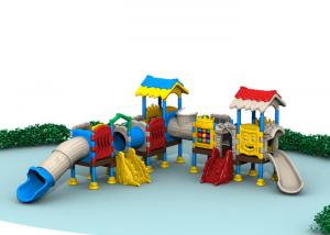 China Plastic Outdoor Playground Equipment Outside Play Sets Complete Safety Protection on sale