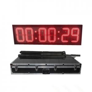 China Wireless Control Digital Led Clock With Carry Case factory