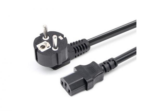 China Small Appliance Power Cord Replacements , Germany Type 2 Prong Appliance Cord factory