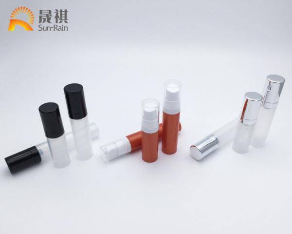China PP Plastic Small Airless Pump Bottle 5ml 80ml 10ml For Sample Cream SR2105 factory