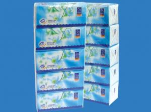 2 Ply Pull-out Soft Bag Facial Tissue Paper , virgin wood paper Restaurant Tissue