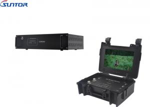 China VSAT satellite Long range armoured vehicle video system for command center factory