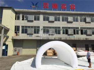 China White Air Tight Inflatable Event Tent , Diy Inflatable Tunnel Tent With LED on sale