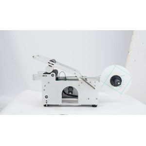 32KGS Semi Auto Round Bottle Labeling Machine High Accuracy Labeler Machine For