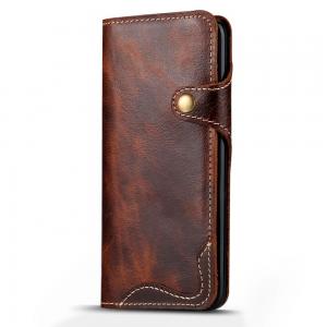 China Classic Genunine Leather OEM ISO9001 Wallet Phone Case on sale