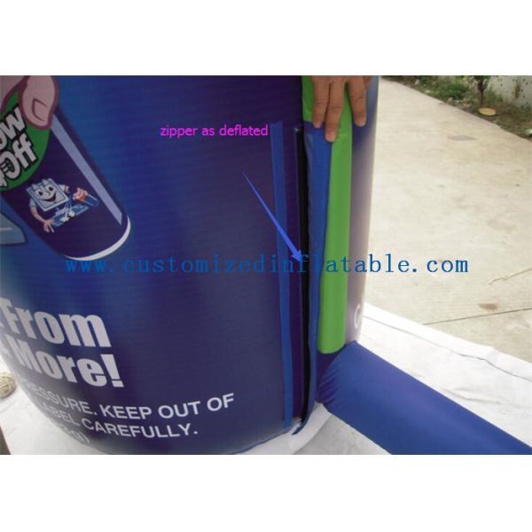 Promotion Bottle Inflatable Balloons For Advertising With Fire Proof PVC Tarpaulin