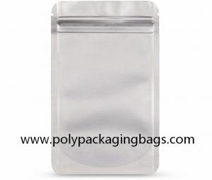 China Resealable OPP Laminated Aluminum Foil Zipper Bag For Food Packaging on sale