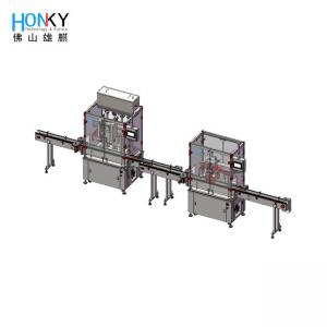 China Stainless Steel SUS316 Auto Liquid Filling Machine 50 Bottle Per Minute factory