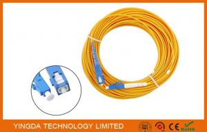China LC / SC CATV Fiber Optic Patch Cord Cable SM SX 15 Meter / Fiber Optic Assemblies factory
