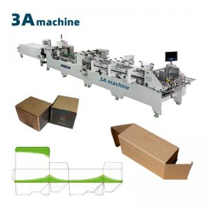 China Box Unfolded Widest 1 125cm Dual- Lock Bottom Folding Gluing Machine for Cardboard Boxes factory
