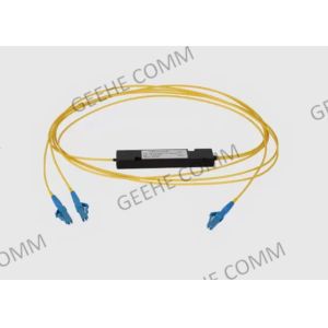 1X2 Multimode Fused Fiber Coupler / Splitter 3.0mm With SC/APC Connectors