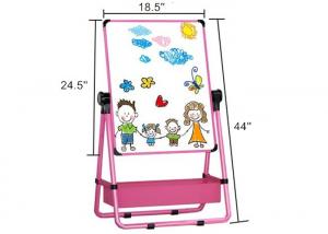 China Magnetic Double-Sided Dry Erase Board with 360° Rotating Easel Stand for Kids Art Easel on sale