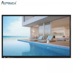 China 85 Inch Quad Core 4K Interactive Touch Panel Display With Multimedia Content on sale