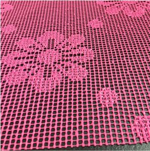 China Crack Resistance Laminate Flooring Underlay Flowers Design Foam Coat Anti Slip Pvc Mat factory