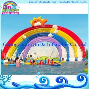 China GZ QinDa Inflatable Giant Water Slide for Amusement Park Aqua Park Water Slide for Sale factory