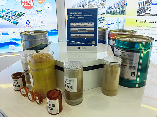 Single Component Water-Soluble Polyurethane Grouting Fluid Material